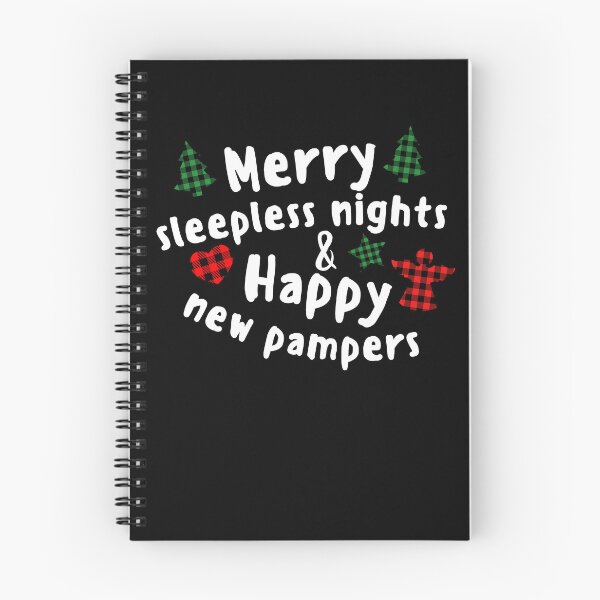 Item preview, Merry sleepless nights and happy new pampers designed and sold by reka88.