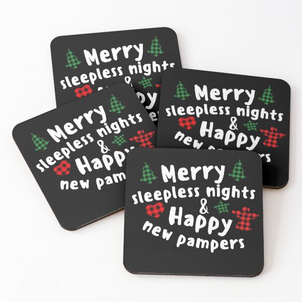 Item preview, Merry sleepless nights and happy new pampers designed and sold by reka88.