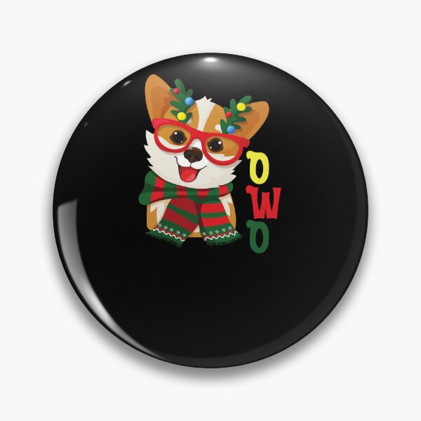 Item preview, Corgi owo uwu emote Christmas  designed and sold by Akimatax ✯✯✯✯✯.