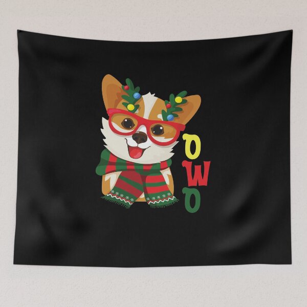 Item preview, Corgi owo uwu emote Christmas  designed and sold by Akimatax ✯✯✯✯✯.