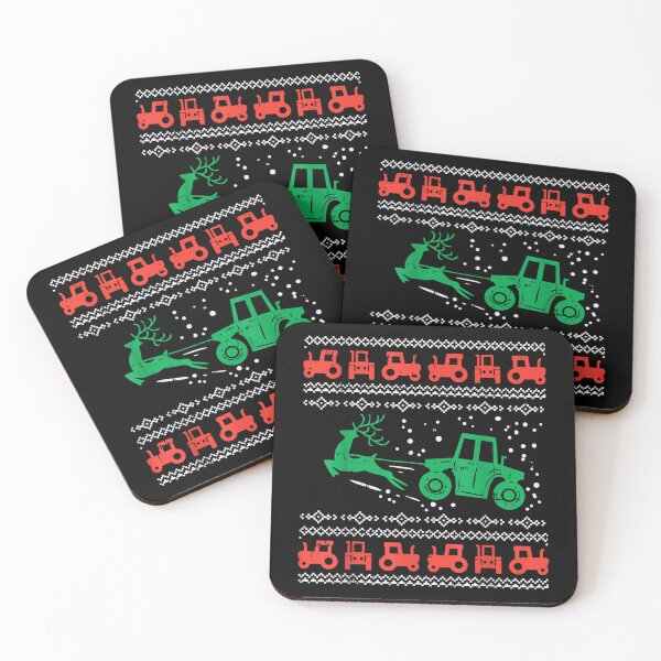 Item preview, Farm tractor reindeer fun ugly christmas sweater farmer designed and sold by GomeThomas.