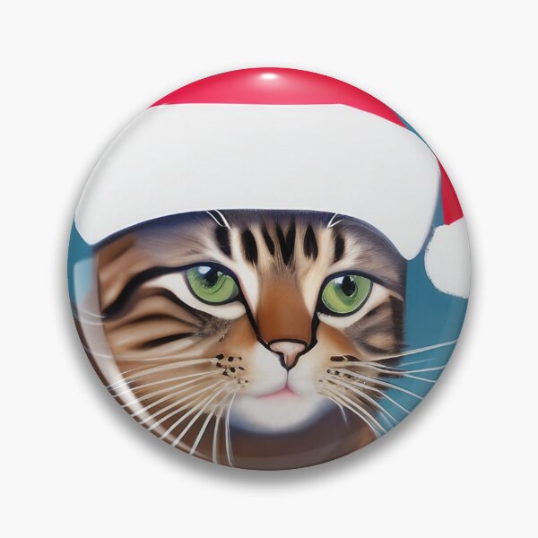 Item preview, Zen Cat wearing a Santa Hat designed and sold by Alex-JuJu.