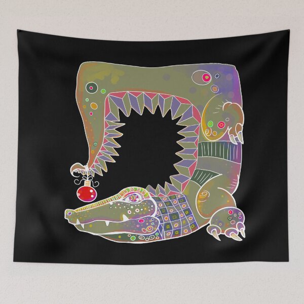 Item preview, Alligator’s Christmas designed and sold by kellykart.
