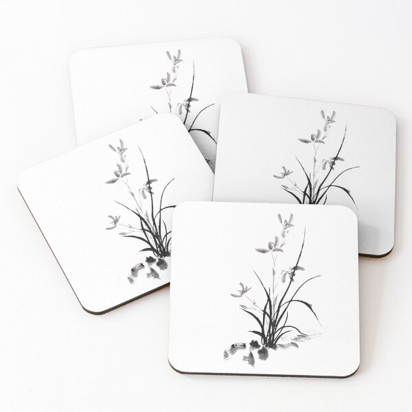 Item preview, Chinese Iris - bw - no cally designed and sold by Birgit Moldenhauer.
