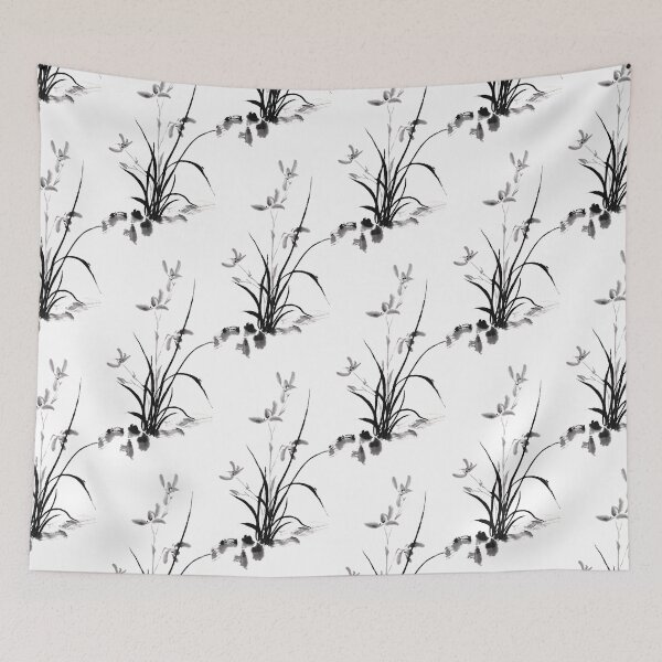 Item preview, Chinese Iris - bw - no cally designed and sold by Birgit Moldenhauer.