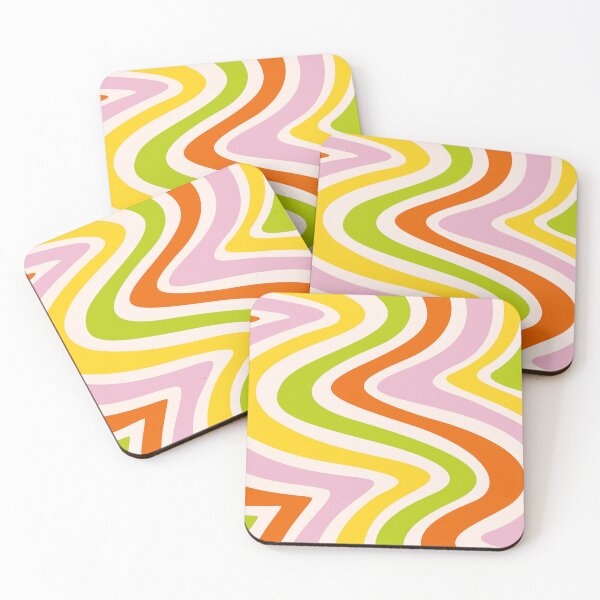 Item preview, Retro Abstract Multi Color Pattern designed and sold by luckymooninc.