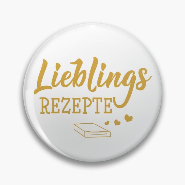 Item preview, Lieblingsrezepte. German text: Favorite recipes. designed and sold by pidzam4e.