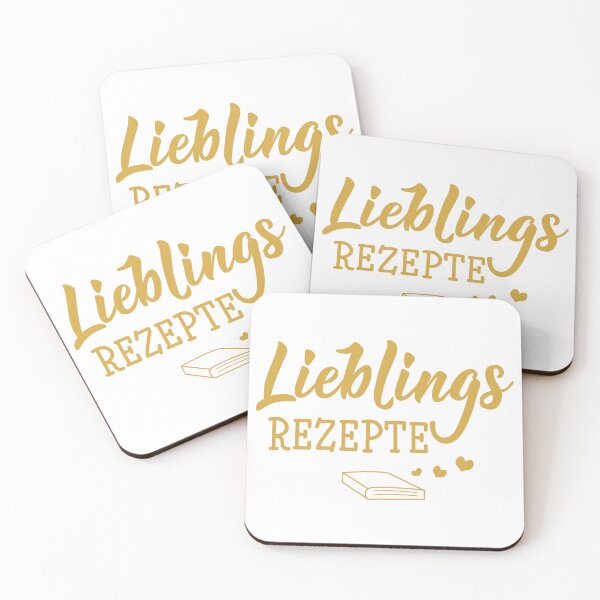 Item preview, Lieblingsrezepte. German text: Favorite recipes. designed and sold by pidzam4e.