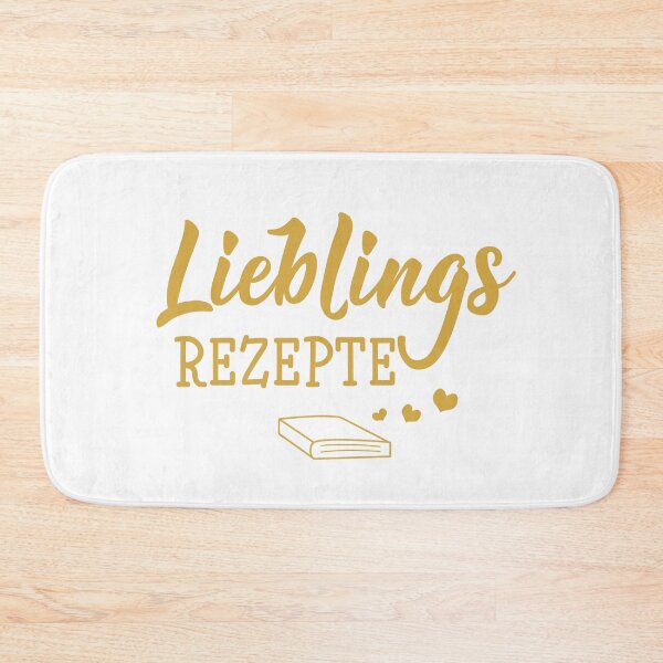 Item preview, Lieblingsrezepte. German text: Favorite recipes. designed and sold by pidzam4e.