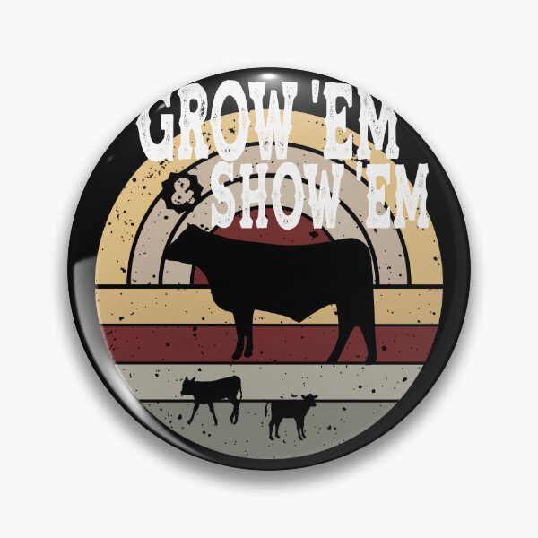 Item preview, Livestock Show Steers - Grow Em And Show Em - Market Steers Gray and Maroon designed and sold by handsoftime2020.