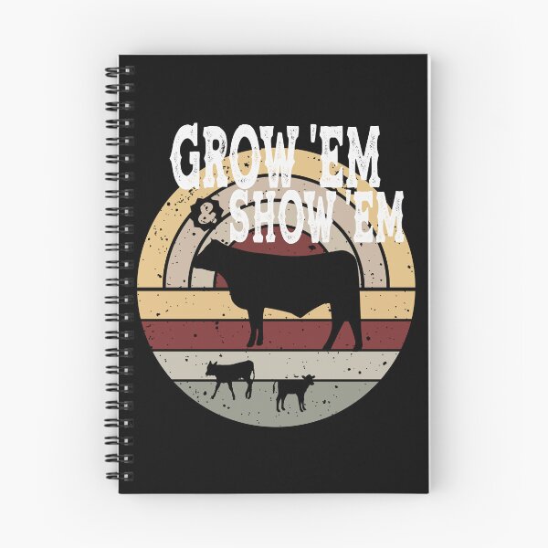Item preview, Livestock Show Steers - Grow Em And Show Em - Market Steers Gray and Maroon designed and sold by handsoftime2020.