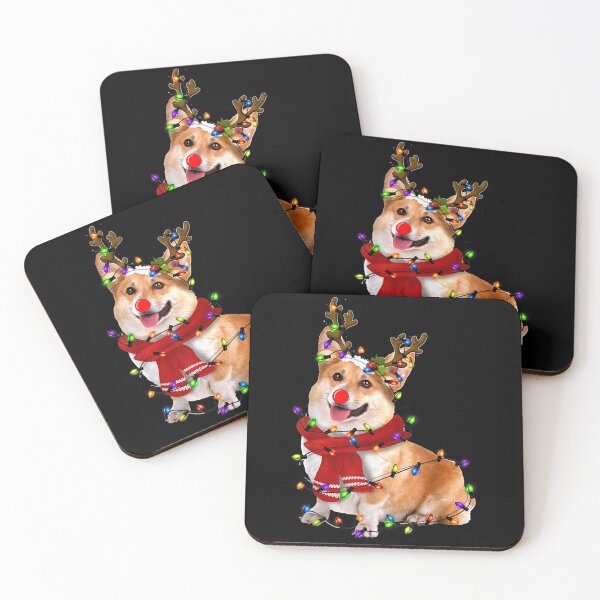 Item preview, Funny corgi christmas tee reindeer christmas lights pajama designed and sold by GomeThomas.