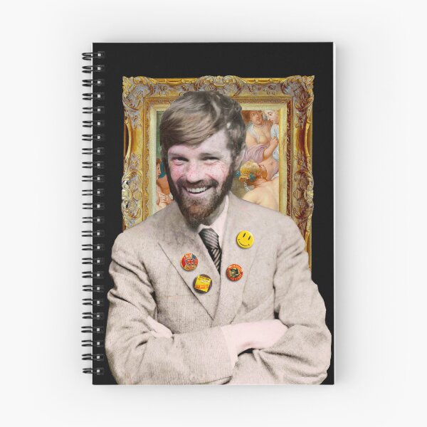 Item preview, D H Lawrence with badges and gold picture frame designed and sold by KALEIDOSCOPE UK.