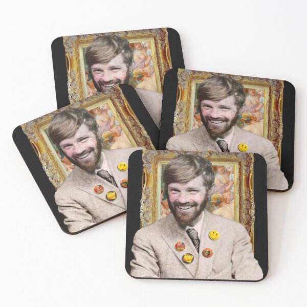 Item preview, D H Lawrence with badges and gold picture frame designed and sold by KALEIDOSCOPE UK.