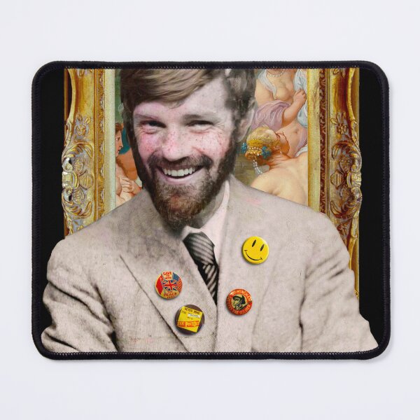 Item preview, D H Lawrence with badges and gold picture frame designed and sold by KALEIDOSCOPE UK.