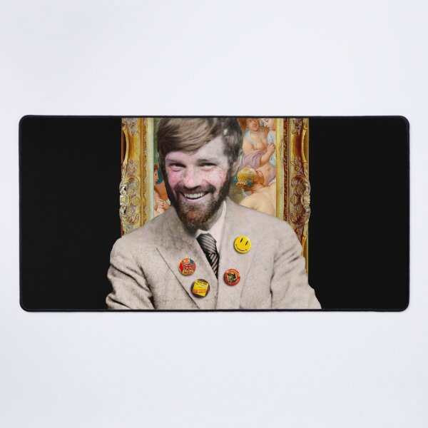 Item preview, D H Lawrence with badges and gold picture frame designed and sold by KALEIDOSCOPE UK.