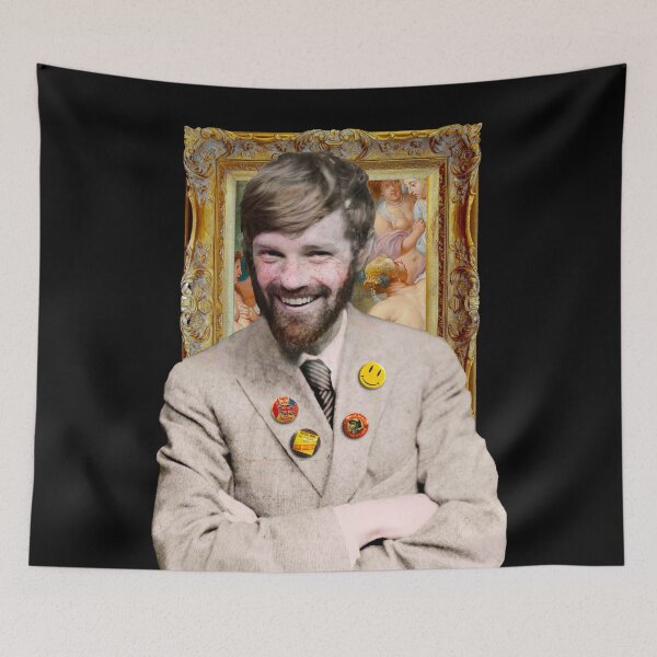 Item preview, D H Lawrence with badges and gold picture frame designed and sold by KALEIDOSCOPE UK.