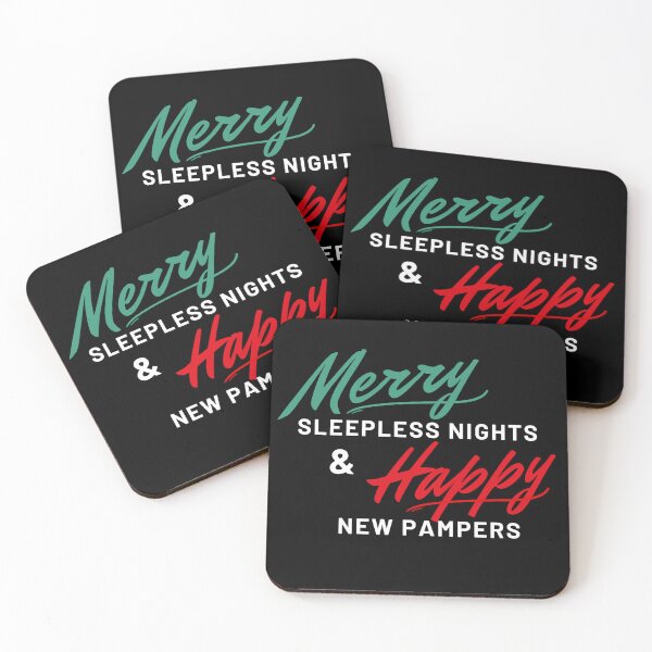 Item preview, Merry sleepless nights and happy new pampers designed and sold by reka88.