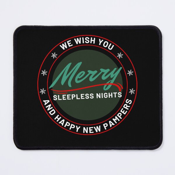 Item preview, Merry sleepless nights and happy new pampers designed and sold by reka88.