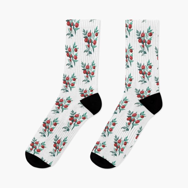 Item preview, Festive Winter Christmas Red Berries designed and sold by tanjica.