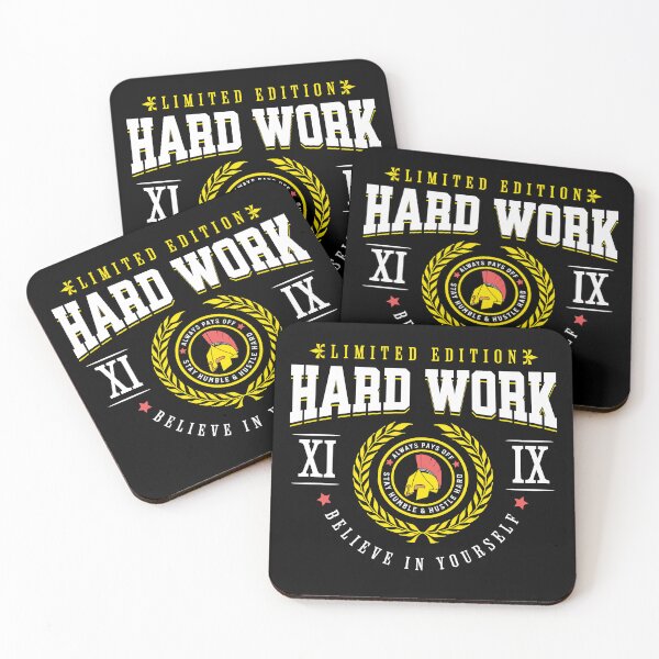 Item preview, ''HARDWORK ALWAYS PAYS OFF'' - Motivational Vector Artwork designed and sold by MotivationSpark.