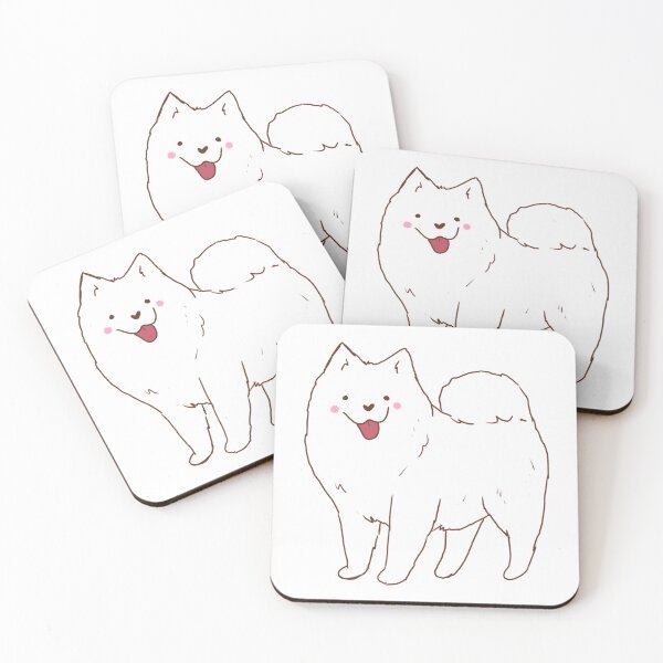 Item preview, Cute samoyed dog standing designed and sold by Mayarart.
