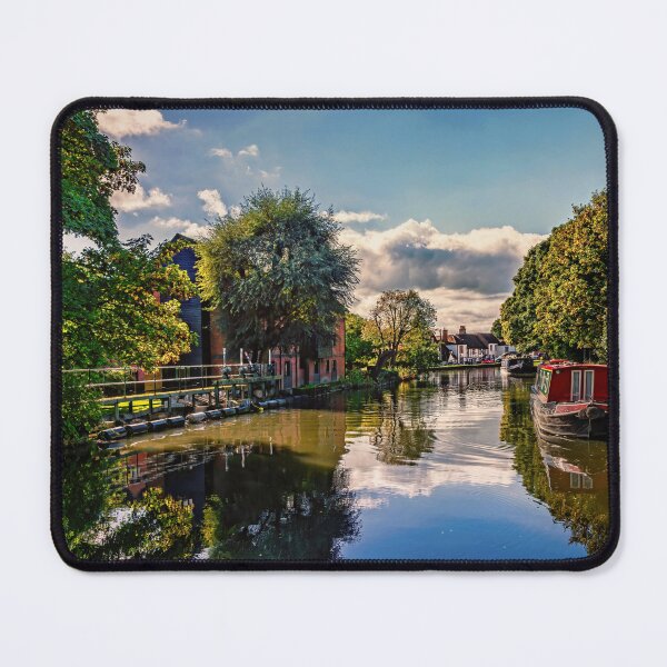 Item preview, Narrowboat at West Mills Newbury designed and sold by IanWL.