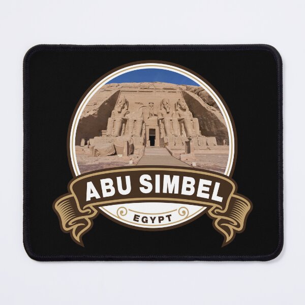 Item preview, Abu Simbel Egypt Travel Badge designed and sold by KrisSidDesigns.