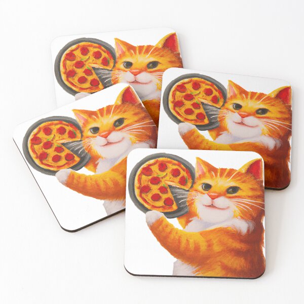Item preview, Orange Tabby Worship Pizza designed and sold by eycc.