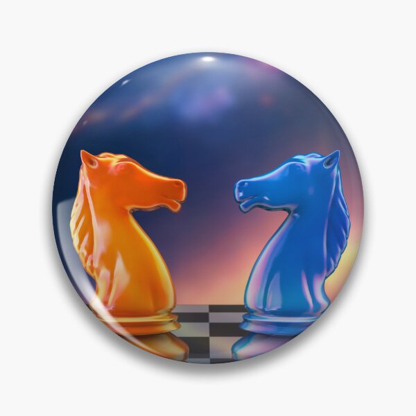 Item preview, Chess knights figures designed and sold by Kateryna Kon.