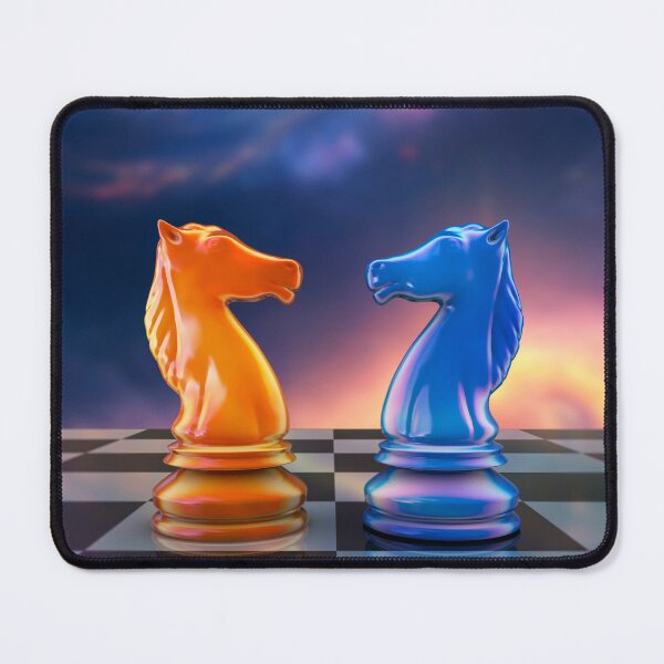 Item preview, Chess knights figures designed and sold by Kateryna Kon.