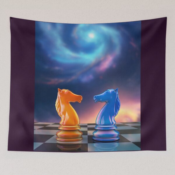 Item preview, Chess knights figures designed and sold by Kateryna Kon.
