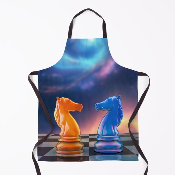 Item preview, Chess knights figures designed and sold by Kateryna Kon.