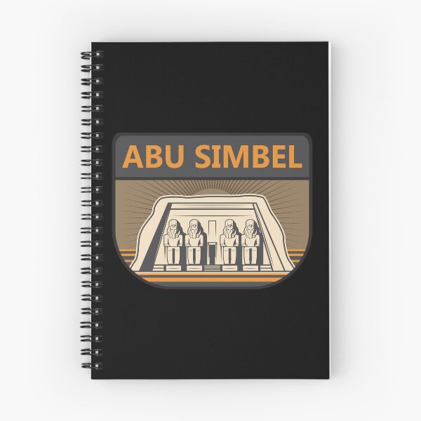 Item preview, Abu Simbel Egypt Travel Art Retro designed and sold by KrisSidDesigns.
