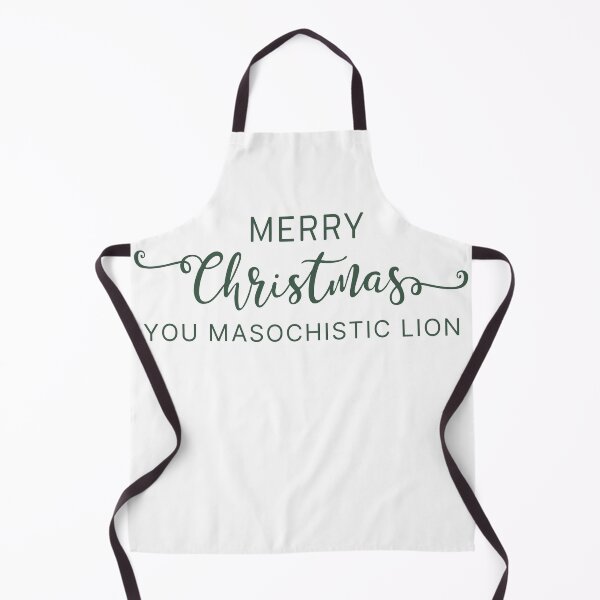 Item preview, Merry Christmas you masochistic lion designed and sold by SpiderMonkey913.