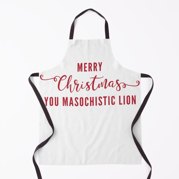 Item preview, Merry Christmas you masochistic lion designed and sold by SpiderMonkey913.