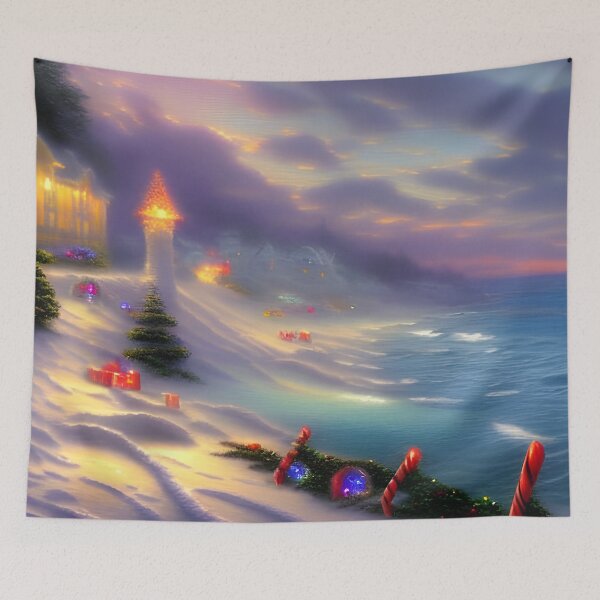 Item preview, Seaside Christmas designed and sold by pinkal.