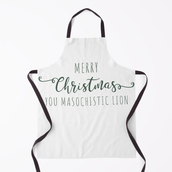 Item preview, Merry Christmas you masochistic lion designed and sold by SpiderMonkey913.