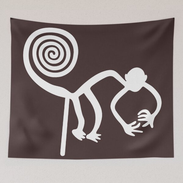 Item preview, Geoglyph of the Monkey from Nazca designed and sold by siloto.