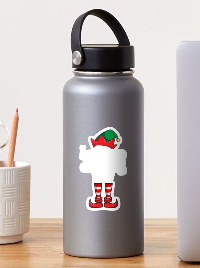 Thumbnail 1 von 3, Sticker, Bourbon Drinking Elf Family Christmas Pajama Bourbon Gear designt und verkauft von DynamicDesign.