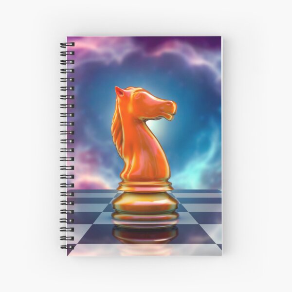 Elizabeth Harmon The Queens Gambit Spiral Notebook for Sale by bonjonodon