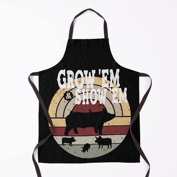 Item preview, Show Pigs - Grow Em And Show Em - Livestock Market Pigs - Shades of Grey designed and sold by handsoftime2020.