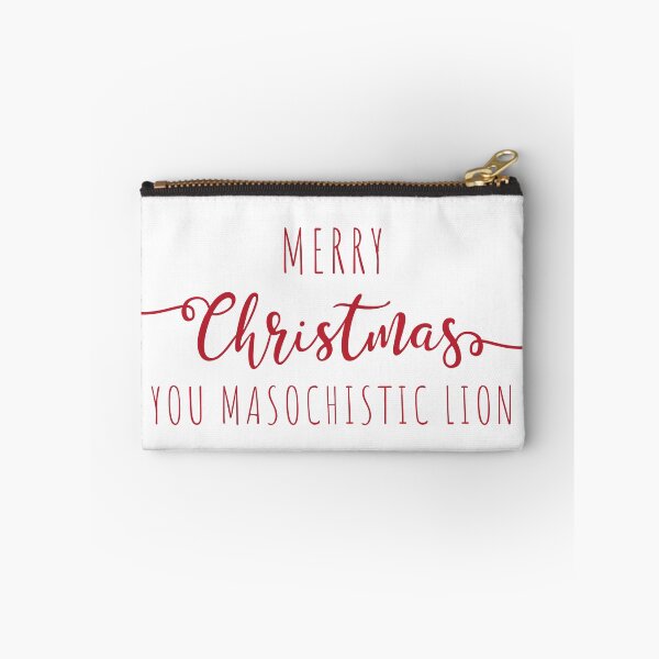 Item preview, Merry Christmas you masochistic lion designed and sold by SpiderMonkey913.