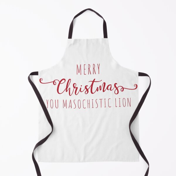 Item preview, Merry Christmas you masochistic lion designed and sold by SpiderMonkey913.