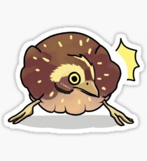 Surprised Quail Sticker