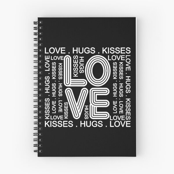 Item preview, White and Black Love Hugs Kisses designed and sold by Summer-Winter.