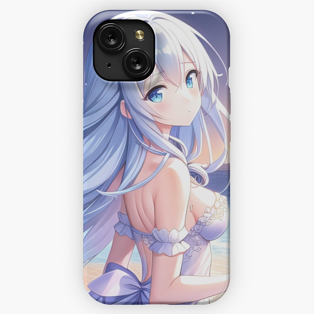 Lámina rígida for Sale con la obra «Super linda chica anime en la playa» de  100PercentOtaku | Redbubble