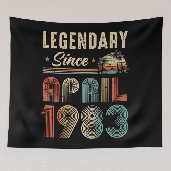 Artikelvorschau, 40 Jahre alt Legendär seit April 1983 40. Geburtstag T-Shirt entworfen und verkauft von silviavarelaa.