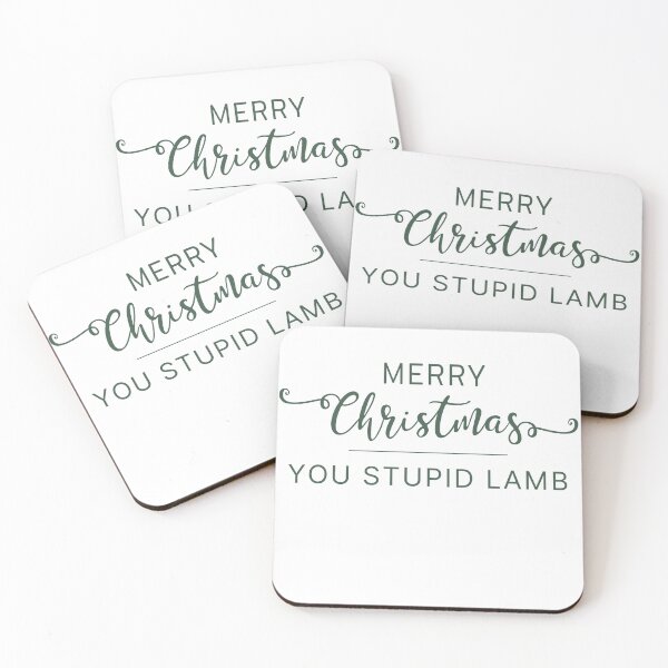 Item preview, Merry Christmas you stupid lamb designed and sold by SpiderMonkey913.