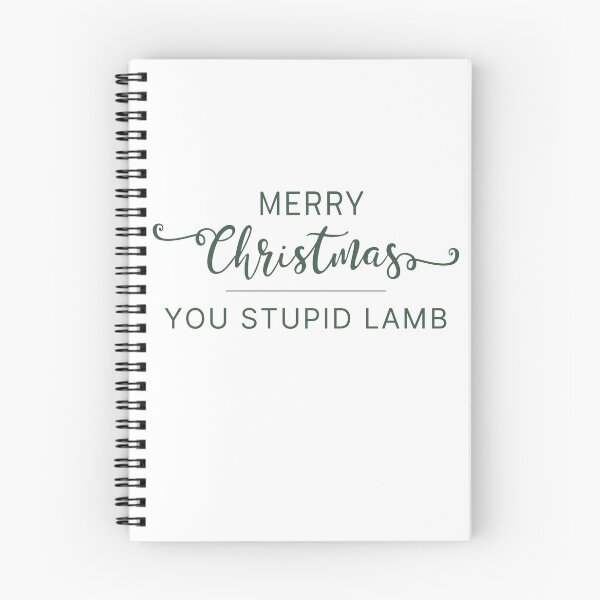 Item preview, Merry Christmas you stupid lamb designed and sold by SpiderMonkey913.